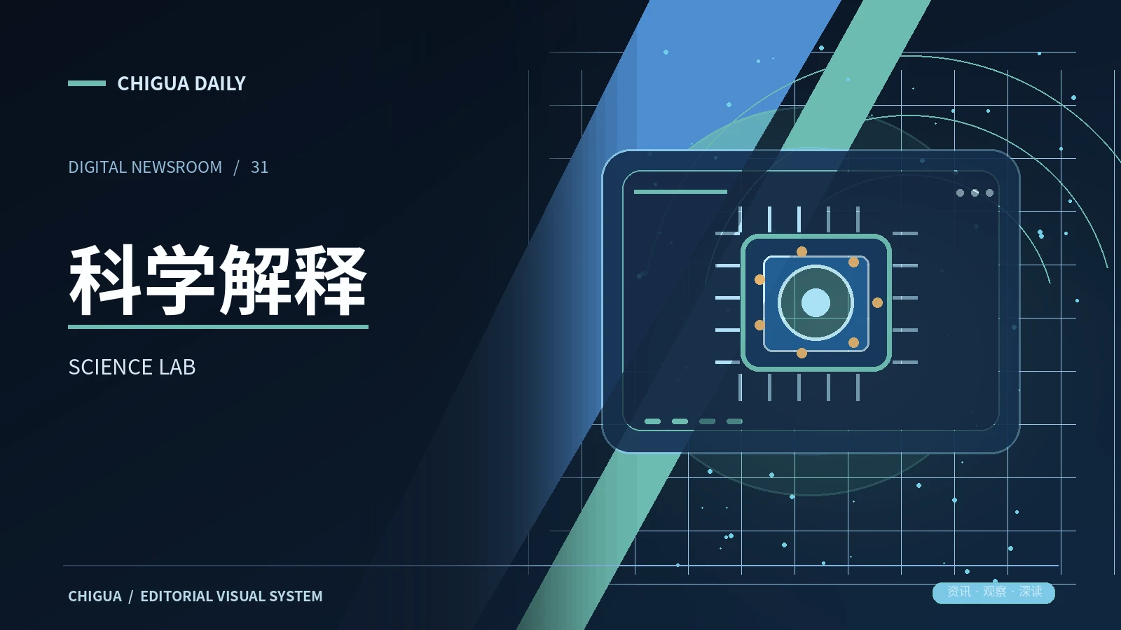 科学解释主题配图
